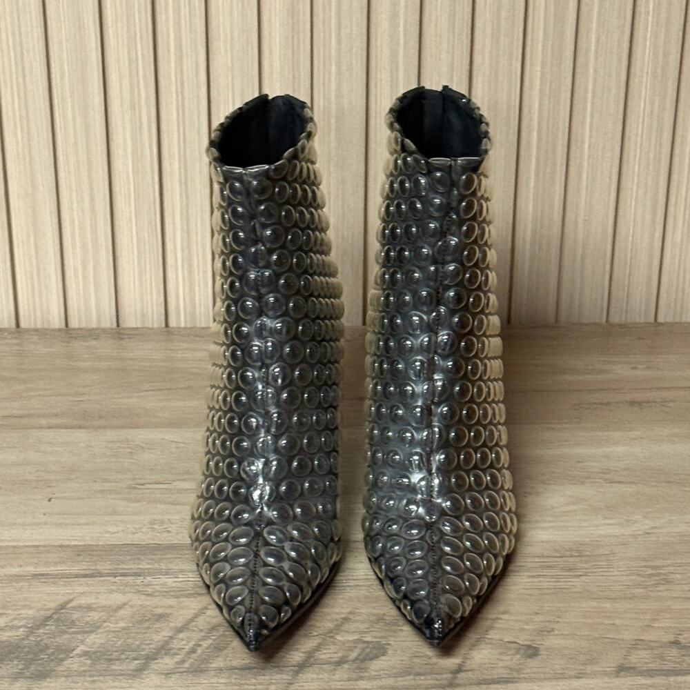 MM6 Maison Margiela Bubble Wrap Heeled Ankle Boots White EU 35 / US 5 - Picture 4 of 14